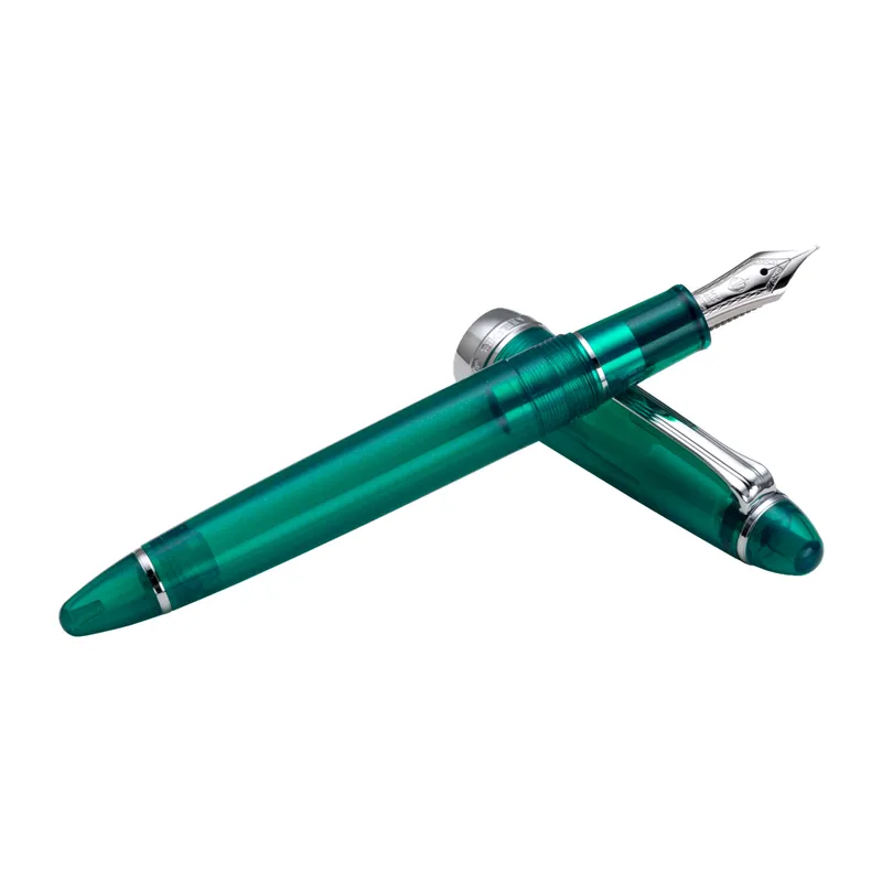 Sailor Limited Edition Jellyfish 'OhWan' Fountain Pen (14K Medium) - Teal With Rhodium Trims
