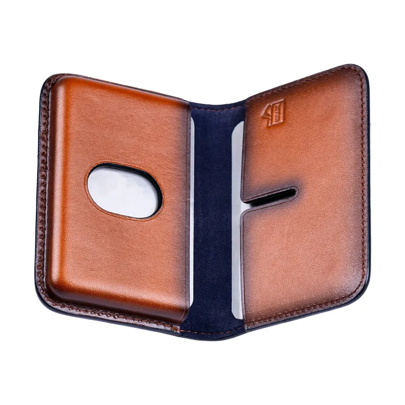 Lapis Bard Ducorium Cognac Moulded Credit Card Case