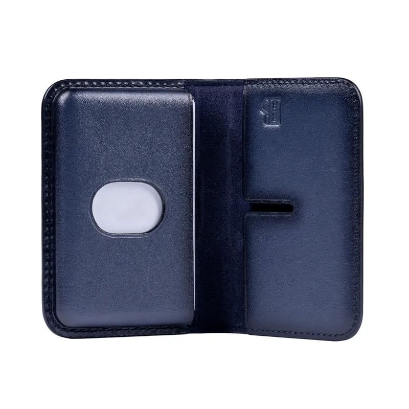 Lapis Bard Ducorium Navy Moulded Credit Card Case