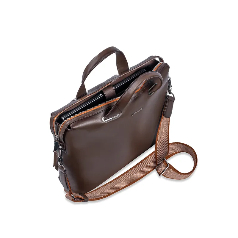 Lapis Bard Aster 14-inch Laptop Bag - Dark Brown