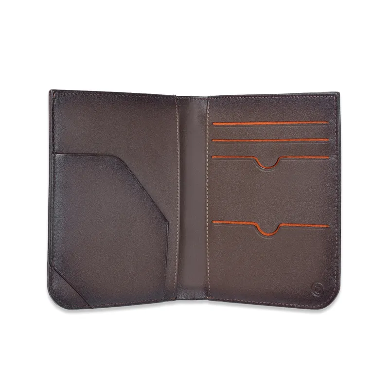 Lapis Bard Aster Passport organizer - Dark Brown