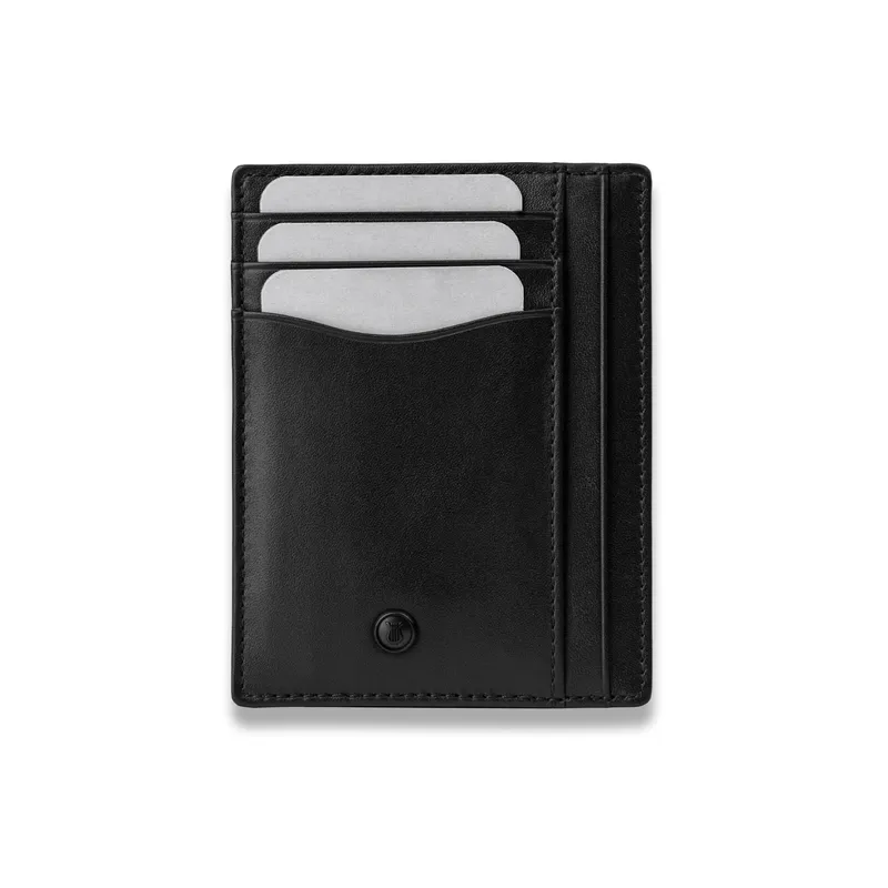 Lapis Bard Carbon Black Credit Card Holder- Black