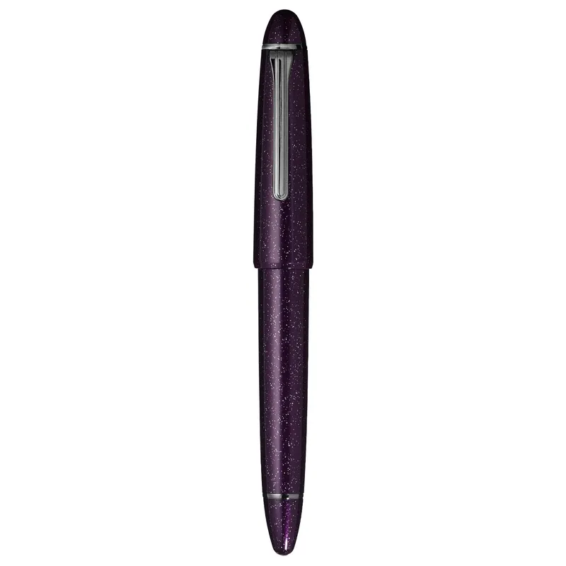 Sailor 1911 Ringless Galaxy Megellanic Cloud Fountain Pen (21K Medium) - Purple With Black Trims