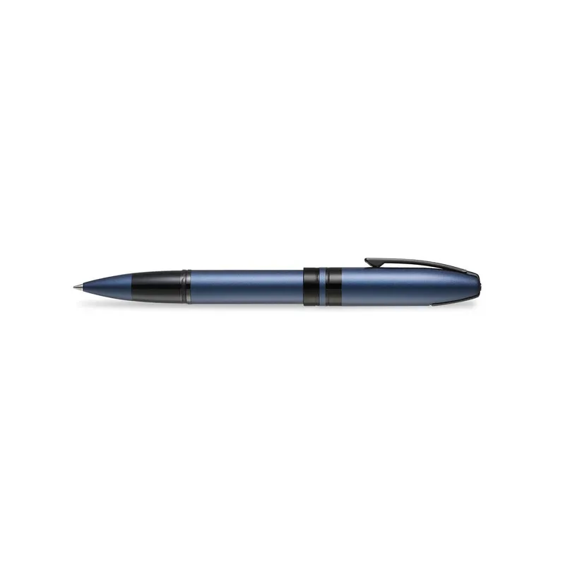 Sheaffer ICON 9110 Metalic Blue Rollerball Pen With Gloss Black PVD Trim