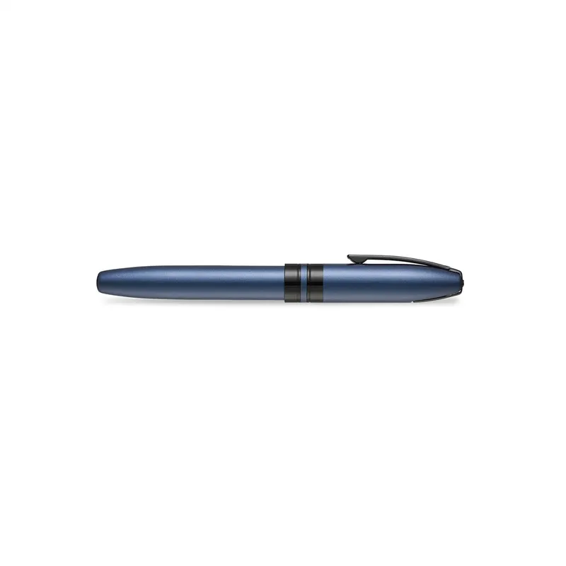 Sheaffer ICON 9110 Metalic Blue Rollerball Pen With Gloss Black PVD Trim