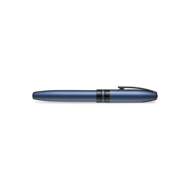 Sheaffer ICON 9110 Metalic Blue Fountain Pen With Gloss Black PVD Trim - Medium