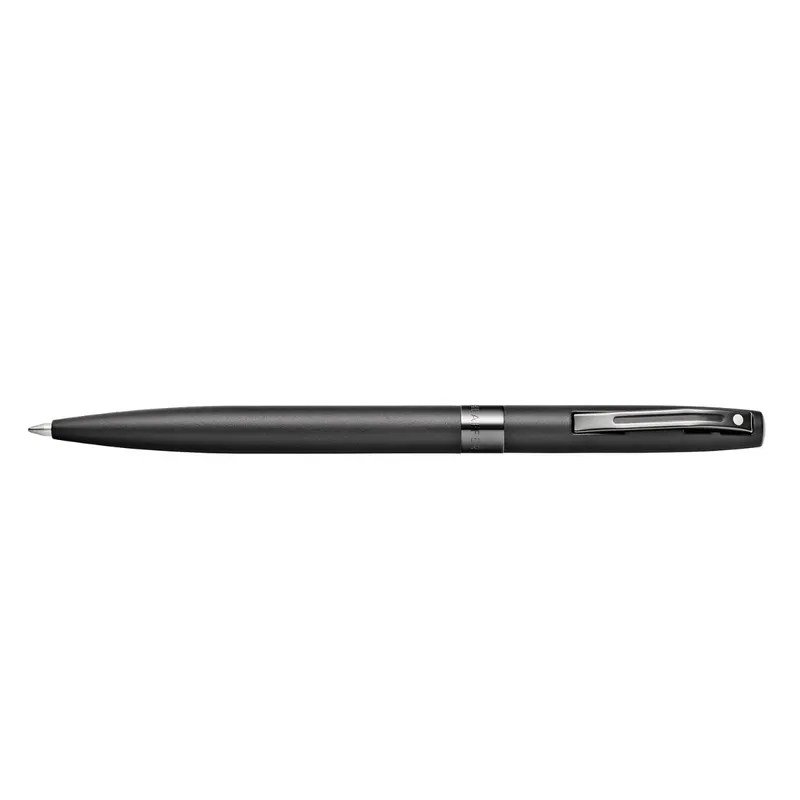 Sheaffer REMINDER 9017 Matte Black Ballpoint Pen With Black PVD  trim