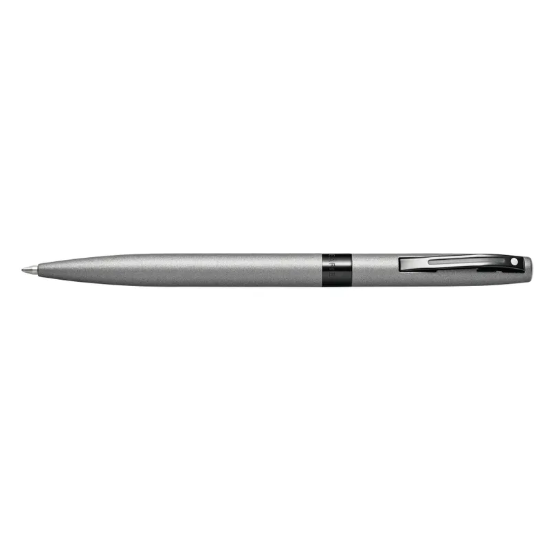 Sheaffer REMINDER 9019 Matte Gray Ballpoint Pen With Black PVD  trim