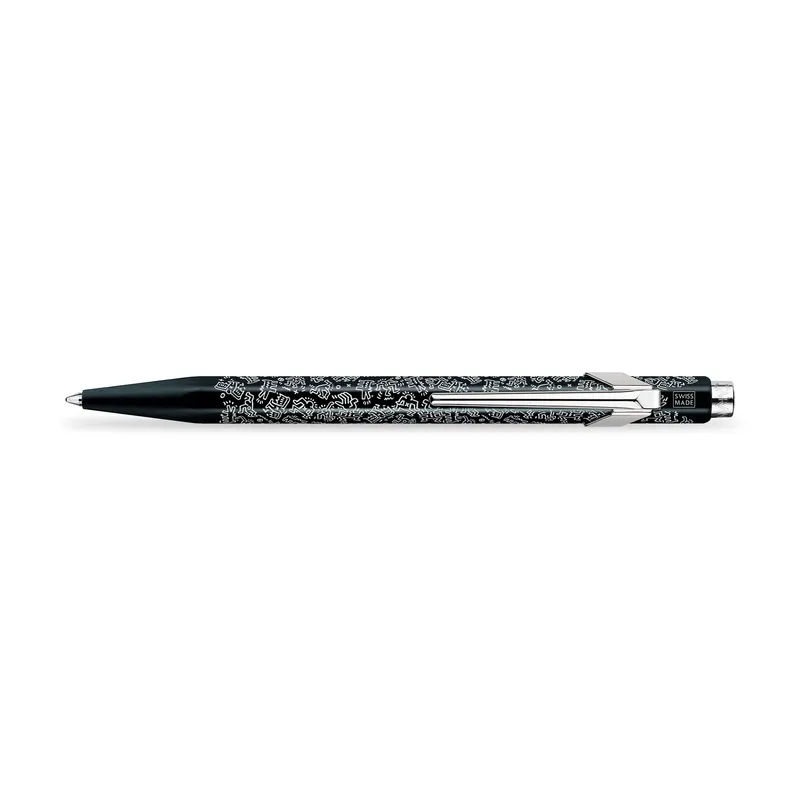 Caran d'Ache 849 Xmas23 Keith Haring Ballpoint Pen - Black