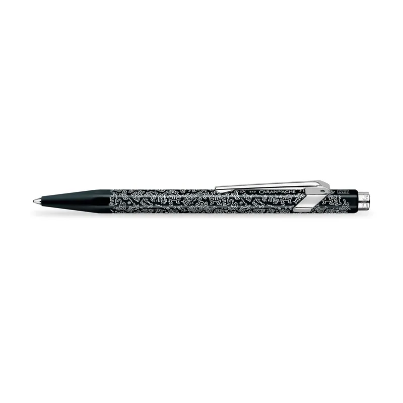 Caran d'Ache 849 Xmas23 Keith Haring Ballpoint Pen - Black