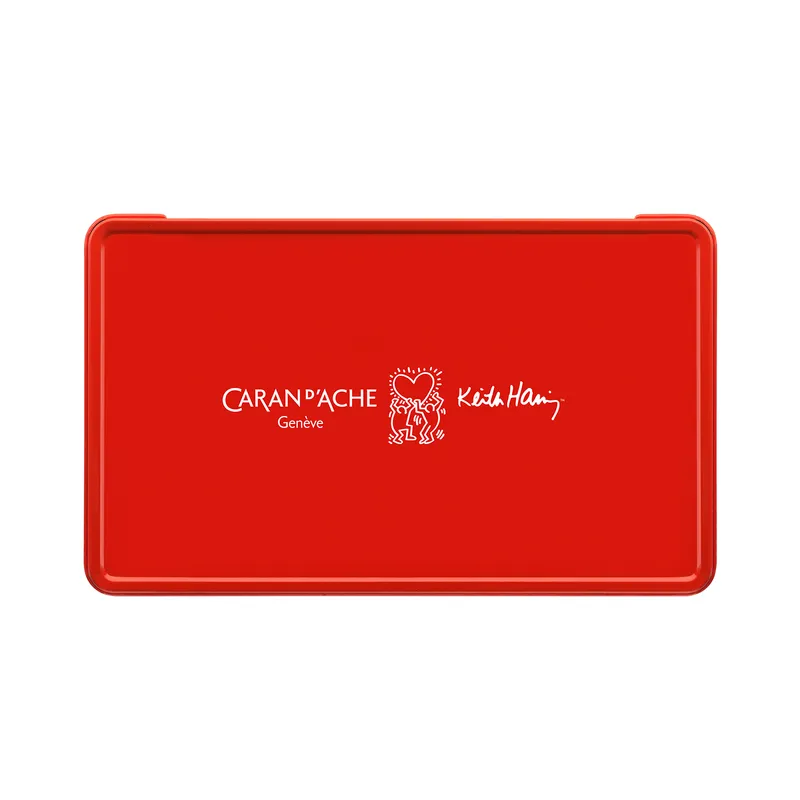 Caran d'Ache Ecridor Xmas23 Keith Haring Ballpoint Pen - Silver