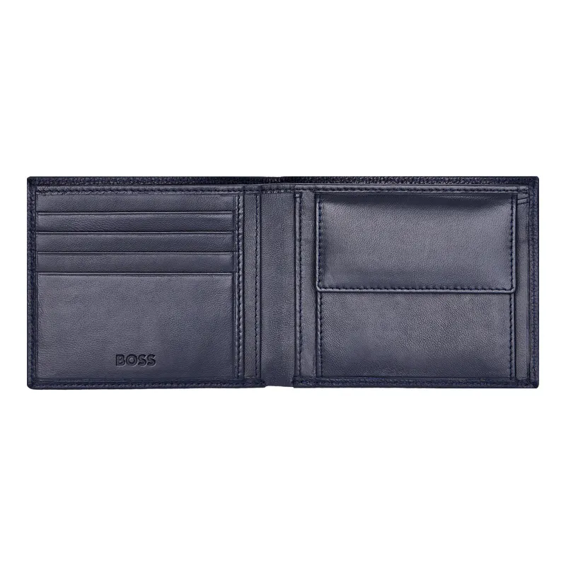 Hugo Boss Money Wallet Classic Grained Navy