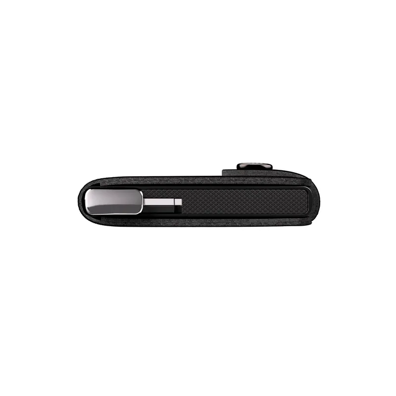 Secrid Miniwallet Embossed Lines Mei-Black