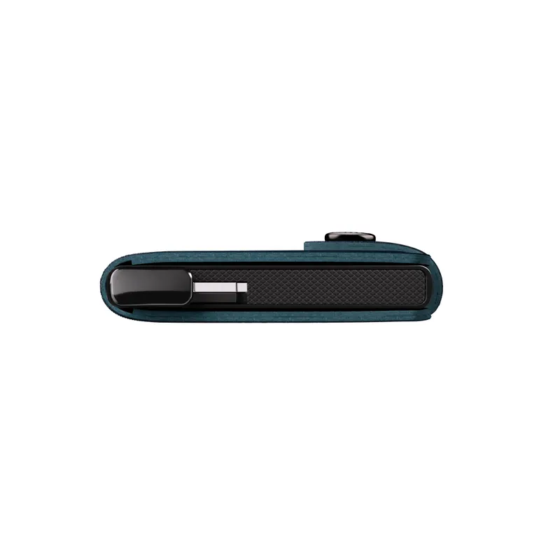 Secrid Miniwallet Embossed Lines Mei-Teal