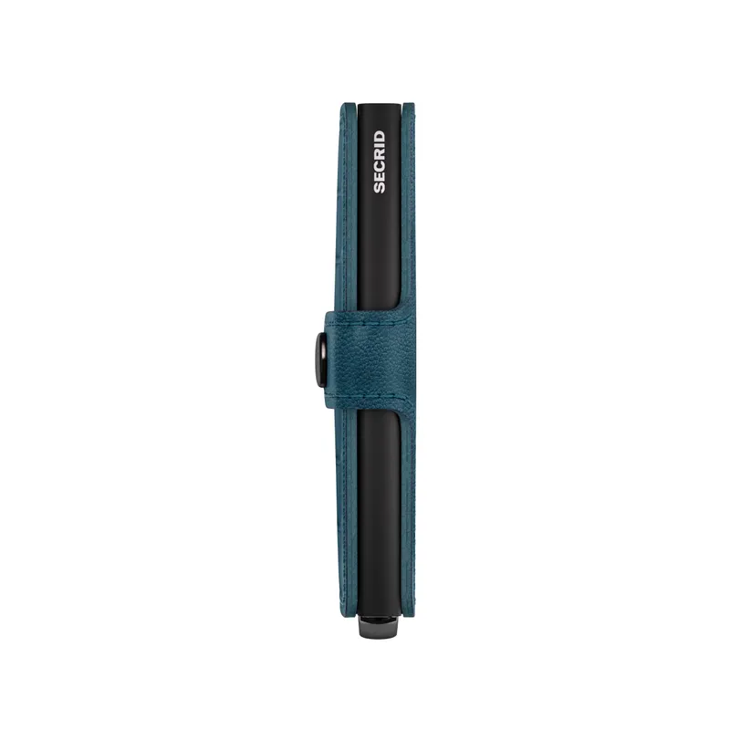 Secrid Miniwallet Embossed Lines Mei-Teal