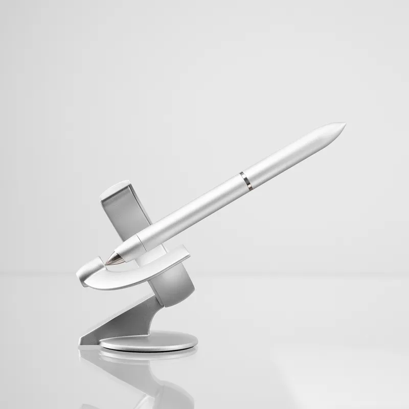 Novium Gift Set Hover 3.0 Rollerball Pen With Fountain Pen - Frost Silver