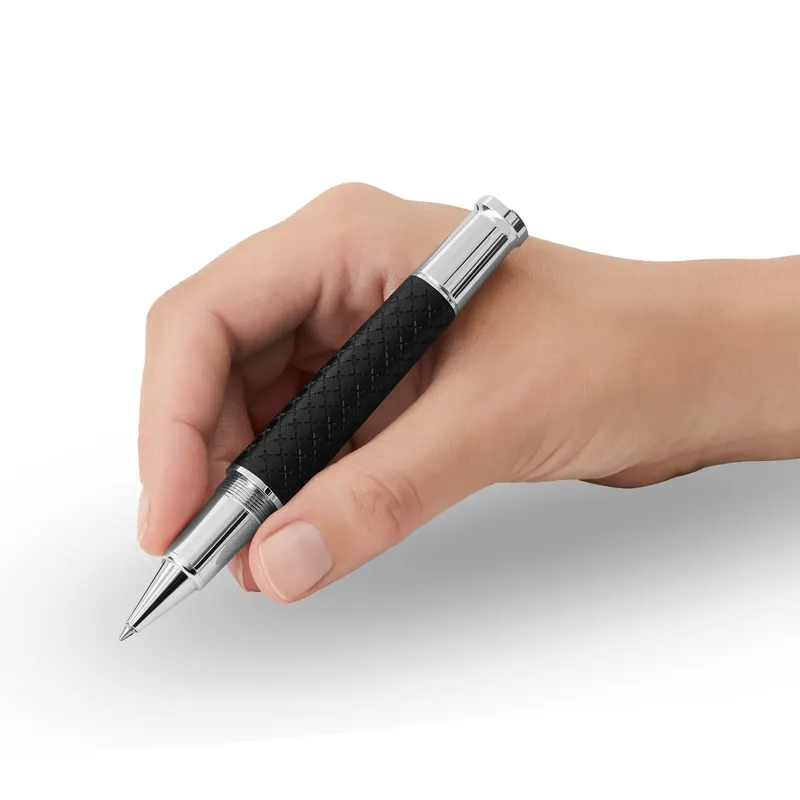 Montblanc Limited Writers Edition Homage to Robert Louis Stevenson Rollerball Pen - Black With Platinum Trim