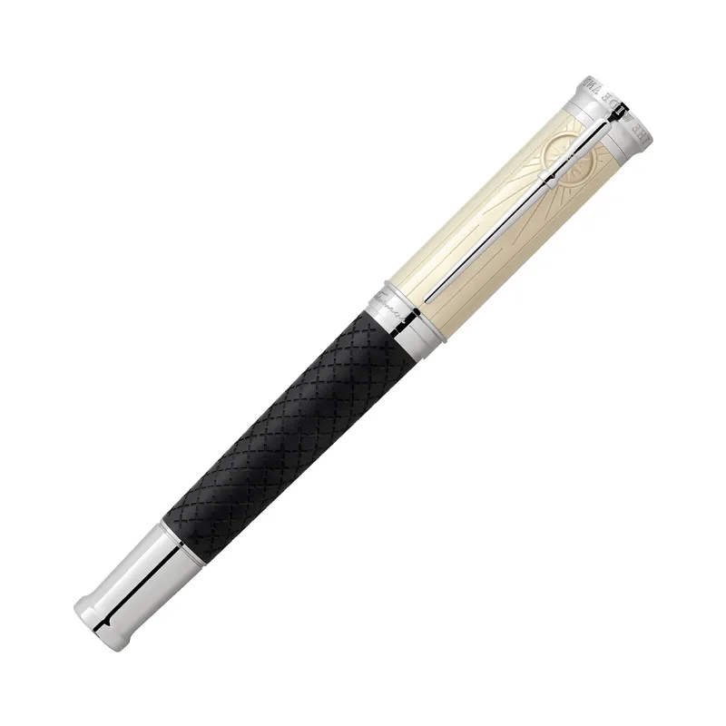Montblanc Limited Writers Edition Homage to Robert Louis Stevenson Rollerball Pen - Black With Platinum Trim