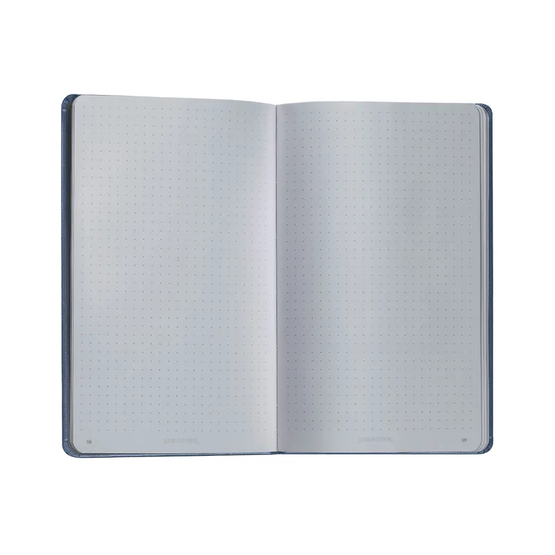 Sheaffer Medium Notebook 90 GSM Ink Friendly Dot Grid with Eco-Friendly Cover - Navy