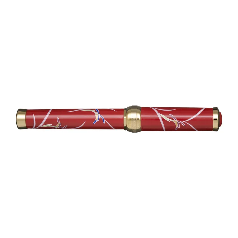 Sailor Arita Yaki 400 Years Anniversary Venetian Fountain Pen (21K Fine) - Red With Gold Trims