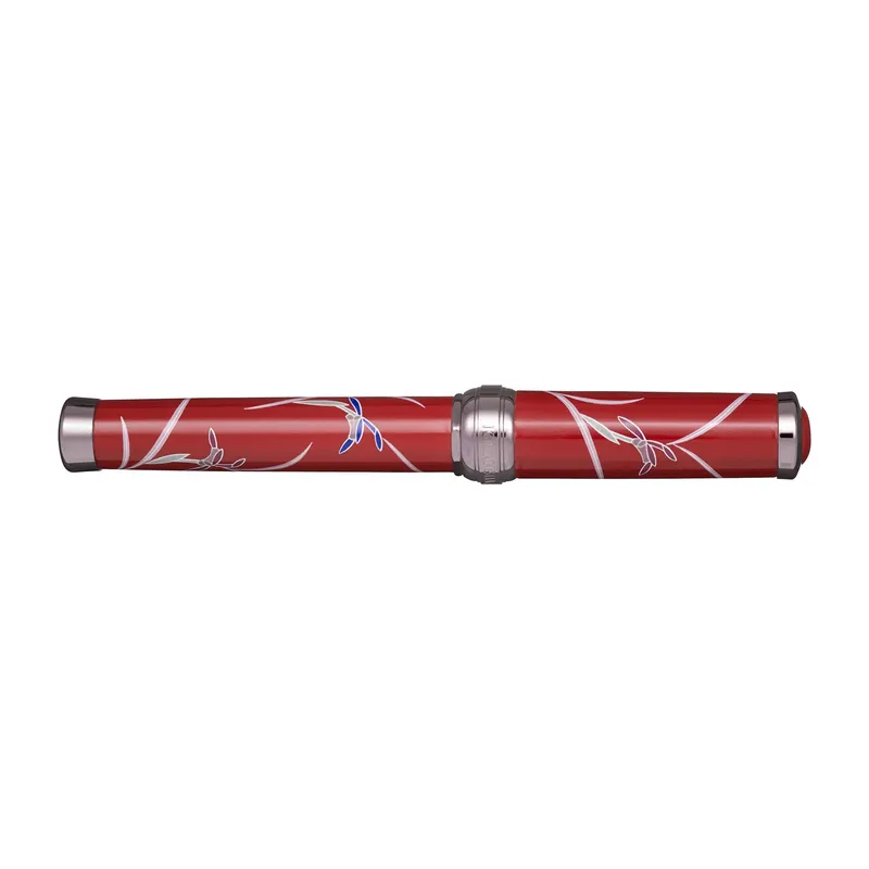 Sailor Arita Yaki 400 Years Anniversary Venetian Fountain Pen (21K Fine) - Red With Rhodium Trims