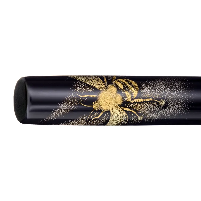 Sailor Limited Edition Chinkin Bumblebee KOP Fountain Pen (21 KOP Medium)- Black