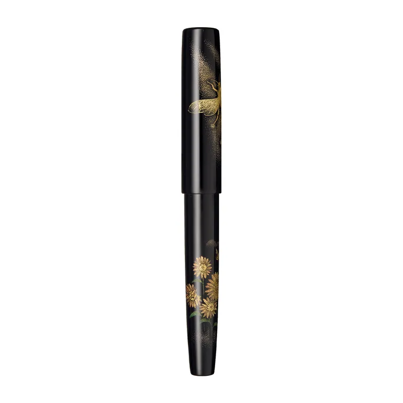 Sailor Limited Edition Chinkin Bumblebee KOP Fountain Pen (21 KOP Medium)- Black