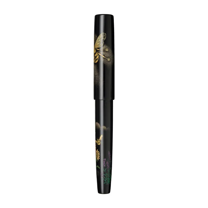 Sailor Limited Edition Chinkin Bumblebee KOP Fountain Pen (21 KOP Medium)- Black