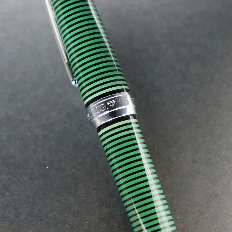 Sailor Limited Edition Wajima Bijou II Fountain Pen (21K Fine) - Green With Gold Trims