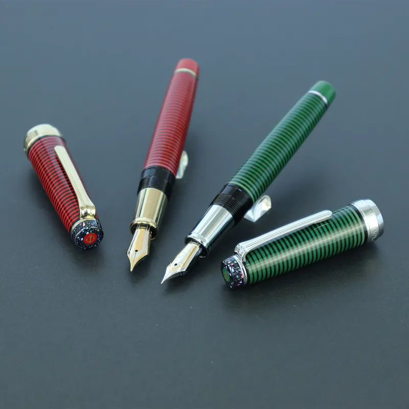 Sailor Limited Edition Wajima Bijou II Fountain Pen (21K Medium) - Red With Gold Trims