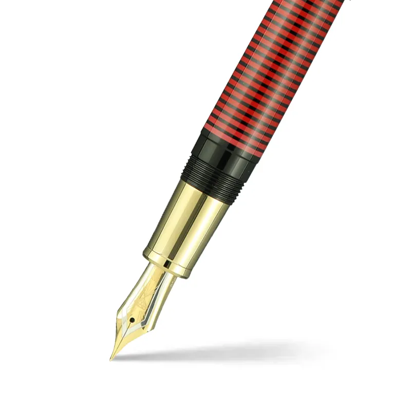 Sailor Limited Edition Wajima Bijou II Fountain Pen (21K Medium) - Red With Gold Trims