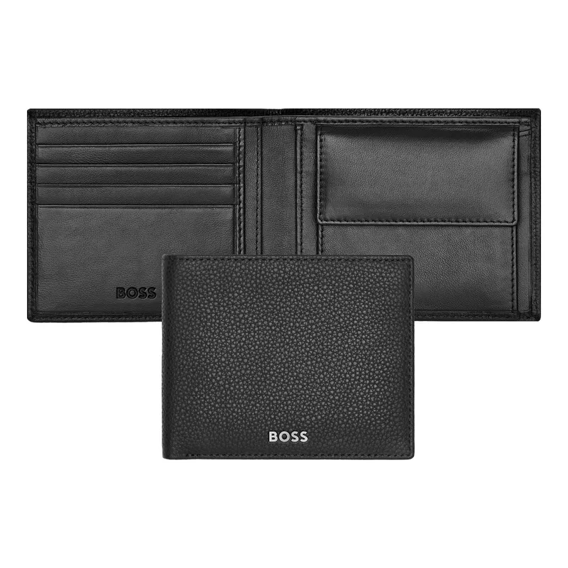 Hugo Boss Money Wallet Classic Grained - Black