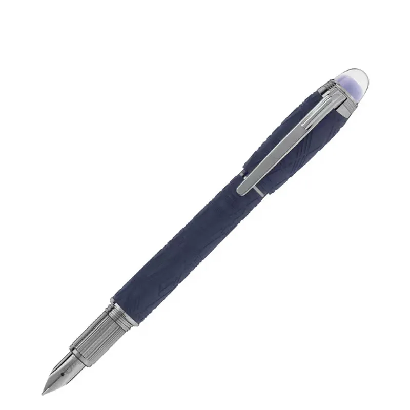 Montblanc 130211 Starwalker Space Blue Precious Resin Fountain Pen - Medium