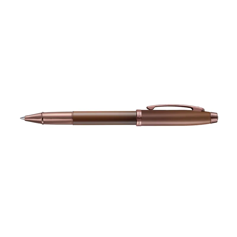 Sheaffer 100 9374 Coffee Edition Matt Brown Rollerball Pen with Regal Brown PVD Trims