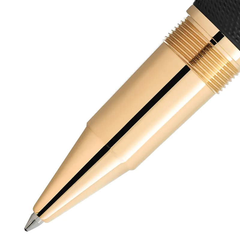 Montblanc 129334 Special Edition Muhammad Ali Rollerball Pen - Black With Gold Trims