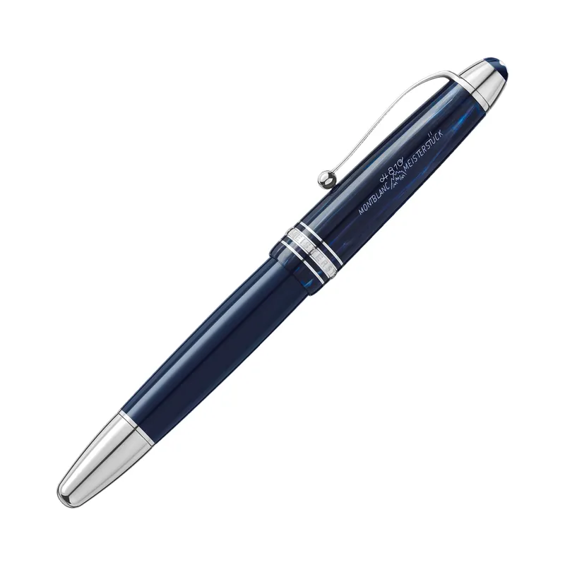 Montblanc 131338 MeisterstÃ¼ck The Original Collection Legrand Fountain Pen (14K Medium) - Blue With Platinum Trims