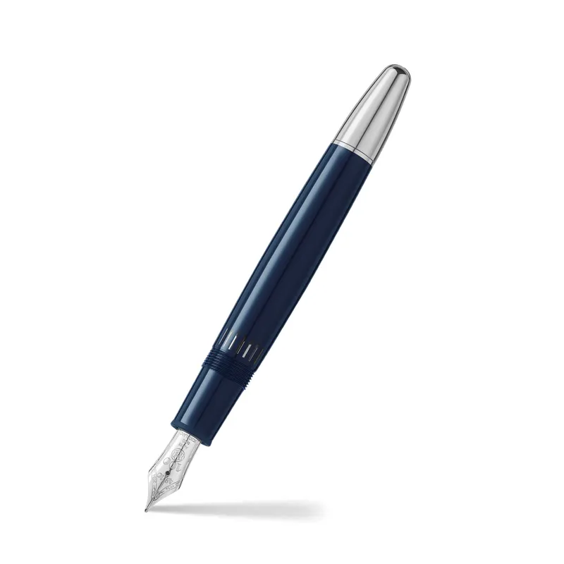 Montblanc 131337 MeisterstÃ¼ck The Original Collection Legrand Fountain Pen (14K Fine) - Blue With Platinum Trims