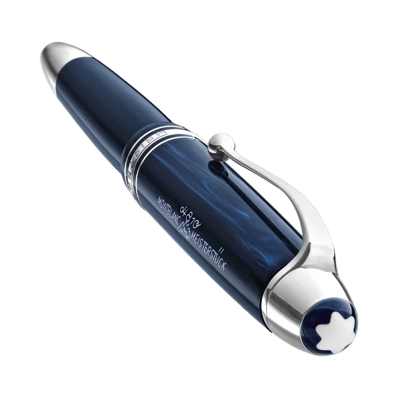Montblanc 131337 MeisterstÃ¼ck The Original Collection Legrand Fountain Pen (14K Fine) - Blue With Platinum Trims