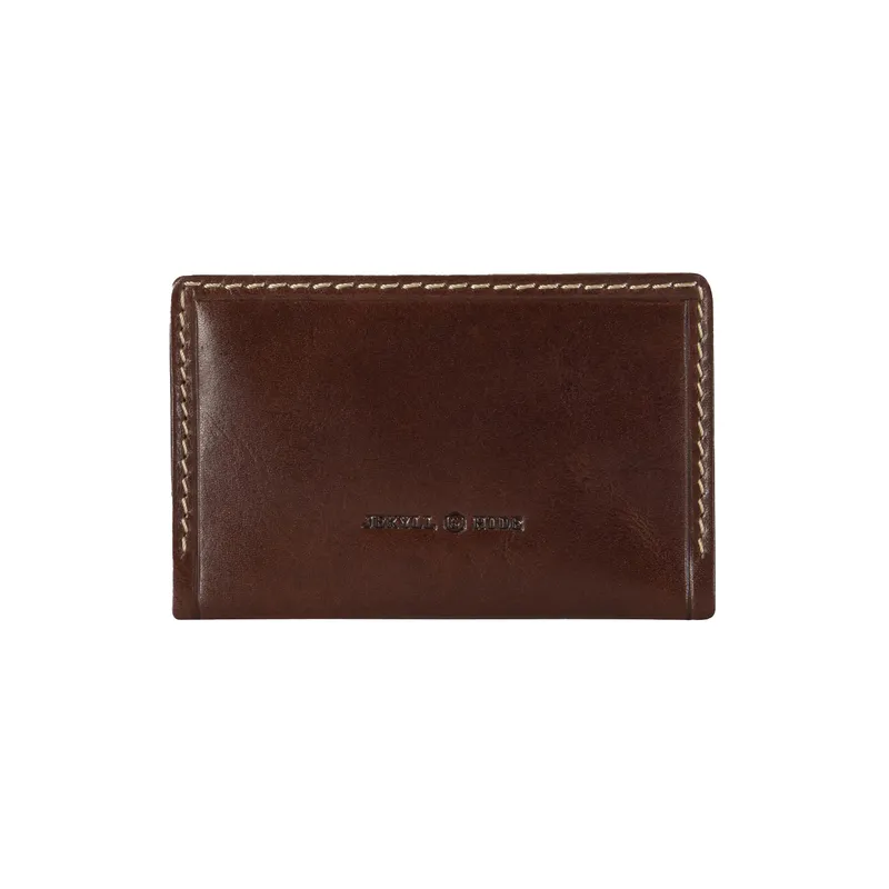 Jekyll & Hide Oxford Card Holder and Money Clip - Mocha