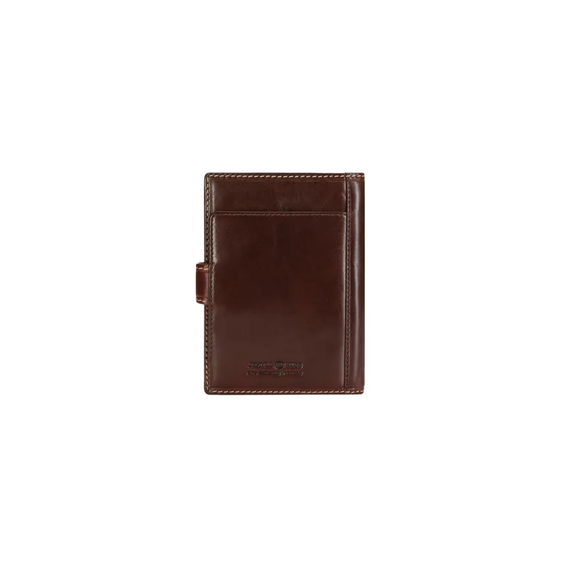 Jekyll & Hide Oxford Money clip Passport Holder - Mocha