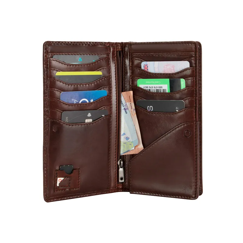 Jekyll & Hide Oxford 9733 Travel Wallet - Mocha