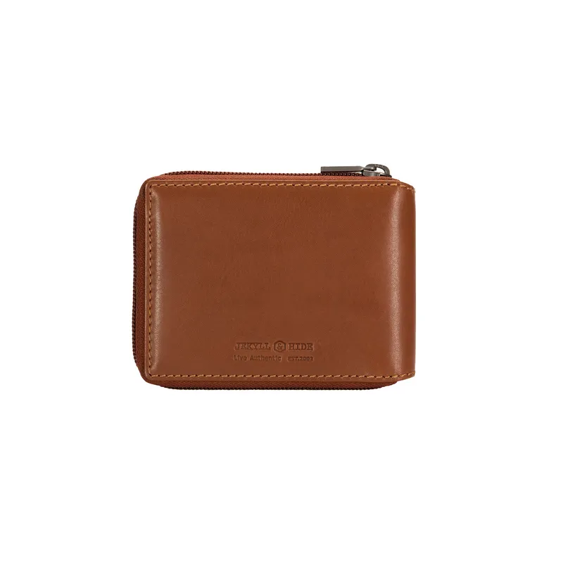 Jekyll & Hide Norwegian Zip Around Wallet - Tan