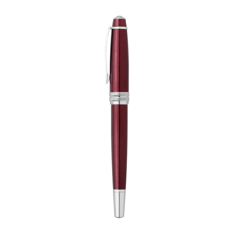 Cross AT0455-8 Bailey Rollerball Pen Red With Chrome Trims