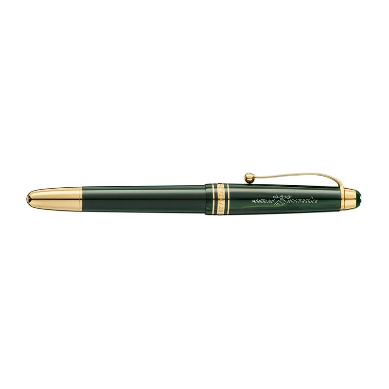 Montblanc 131341 MeisterstÃ¼ck The Origin Collection Classic Fountain Pen (14K Fine) - Green With Gold Trims
