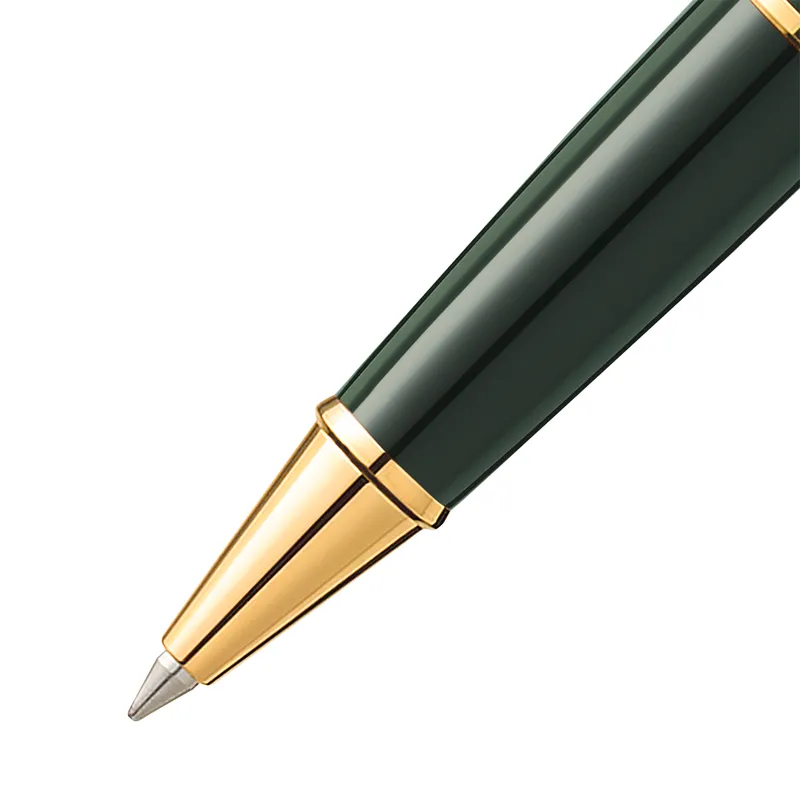 Montblanc 131343 MeisterstÃ¼ck The Origin Collection Classic Rollerball Pen - Green With Gold Trims