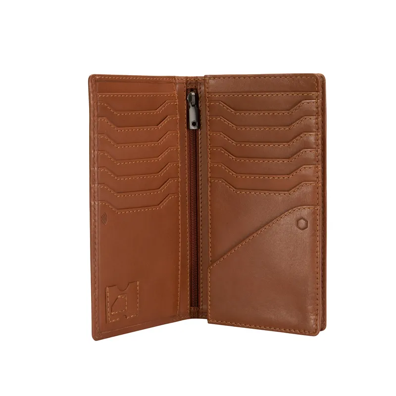 Jekyll & Hide 9733 Oxford Travel Wallet - Tan