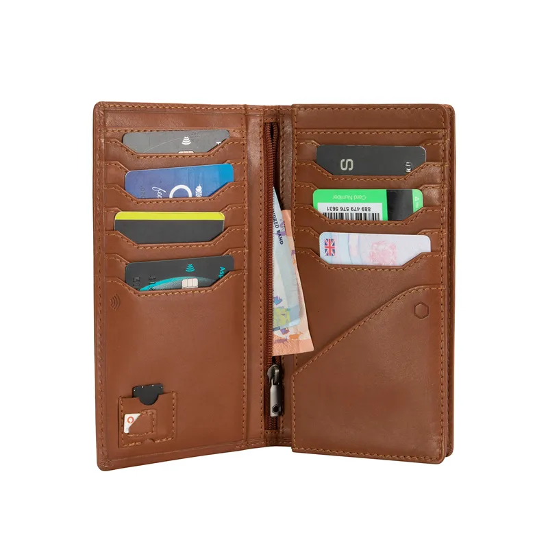 Jekyll & Hide 9733 Oxford Travel Wallet - Tan