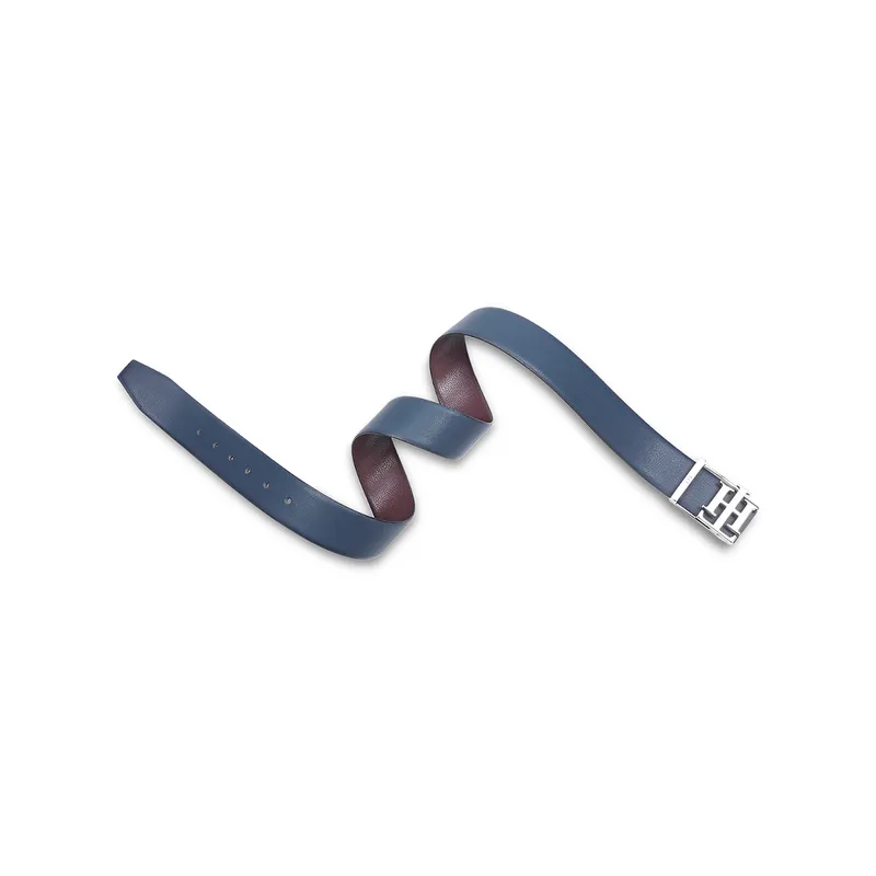 Tommy Hilfiger Assens Reversible Casual Belt Medium - Navy And Wine