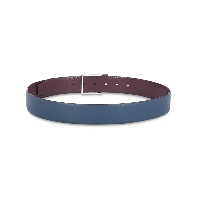Tommy Hilfiger Assens Reversible Casual Belt Medium - Navy And Wine