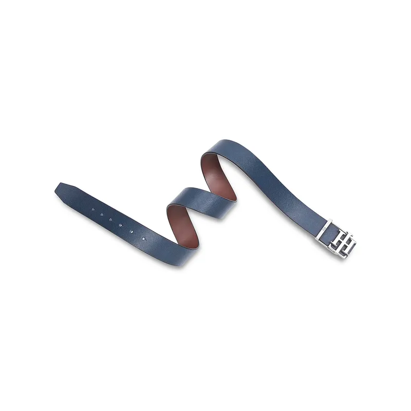 Tommy Hilfiger Hobro Reversible Casual Belt Large - Navy And Brown